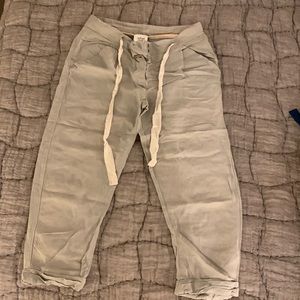 Wilfred linen cropped pants